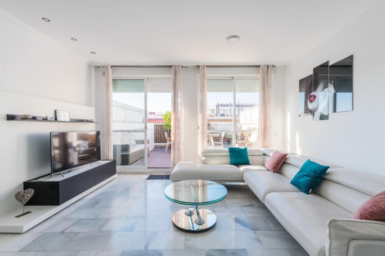 Luxury Duplex 200 M2 Terrace Parking StayinSevilla Exterior foto